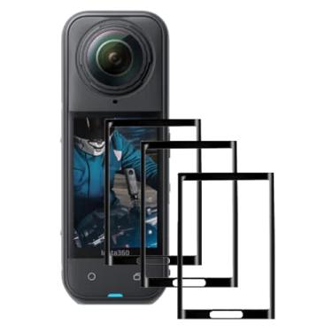 Imagem de debous Protetor de tela Insta 360 X5 para Insta360 X5 X 5 Anti-riscos Vidro temperado Clera Hard Protective Cover Shield (pacote com 3)