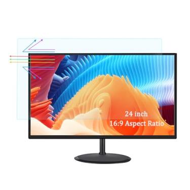 Imagem de i-Tensodo Protetor de tela antiluz azul de 24 polegadas para monitor universal de 24 polegadas 16:9 padrão/curvo e tela sensível ao toque, (tamanho de tela de 20,94 x 29,9 cm) com bloqueio de luz azul