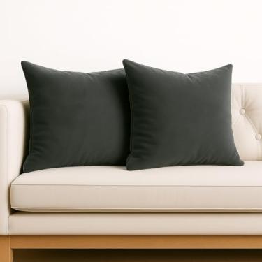 Imagem de Kit 2 Capa Almofada Veludo 45x45 Cores Diversificadas