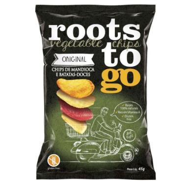 Imagem de Chips de Mandioca e Batata Doce 45g - Roots to Go