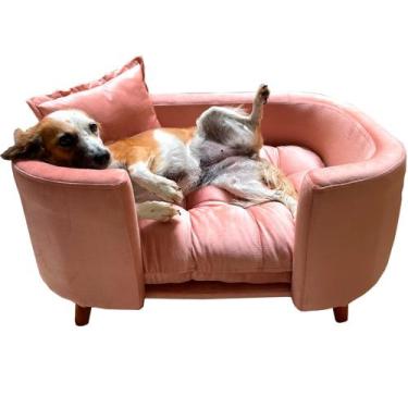 Imagem de Sofá Caminha Pet Luxo em Sued Premium - Sua Casa Decor, Rosê
