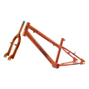 Imagem de Quadro Com Garfo Ultra Bikes Aro 20 Especial Reforçado Rebaixado Chrom
