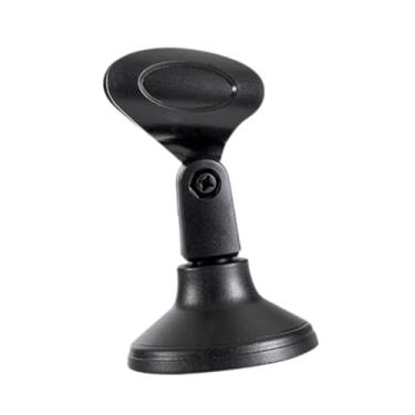 Imagem de YIJU Suporte de mesa para microfone com base redonda, fácil instalação, suporte multiuso para microfone com parafuso de 5/8 para reuniões em casa, B