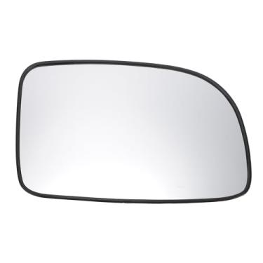 Imagem de X AUTOHAUX Substituição de vidro retrovisor do lado direito do passageiro do carro com placa de suporte vidro branco aquecido para Hyundai Santa Fe 2007-2012