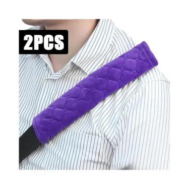 Imagem de Capa De Cinto De Segurança De Carro De Pelúcia Quente 2 Peças Proteção