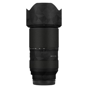 Imagem de Adesivo de câmera antiarranhões com tampa de lente película protetora decalque protetor de corpo para Tamron 50-300 mm F4.5-6.3 adequado para Sony Mount 50 300 (Triângulo Preto)
