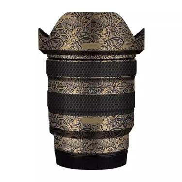 Imagem de Película protetora para lente de câmera, película protetora, decalque para Tamron 20-40 mm F2.8 adequado para Sony Mount 20-40 F 2.8 (Wave Gold)