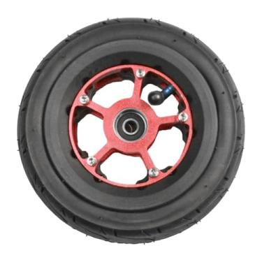 Imagem de simhoa Cubo de Roda para Scooter, Componentes para Amortecimento, Peças Adultas, Roda dianteira vermelha