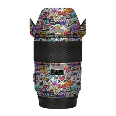 Imagem de Adesivo de câmera antiarranhões com tampa de lente para Tamron SP 35 mm F1.4 adequado para Canon EF Mount Película protetora decalque 35 1.4 (Graffiti White)