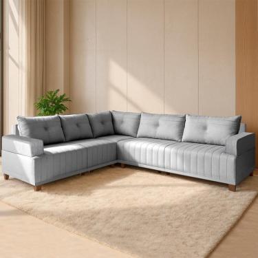 Imagem de Sofá de Canto Leona Luxo Bom Pastor