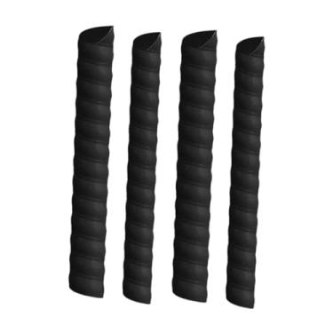 Imagem de MotiveTech 4 Peças de Capa Protetora de Tronco Portátil para Plantas, Capa Flexível para Proteção de árvores, Preto, Tamanho real