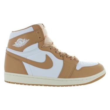 Imagem de Tênis feminino Air Jordan 1 Retro High OG "First in Flight" (FD2596 400), Praline/branco transparente/vela/marrom lama, 40