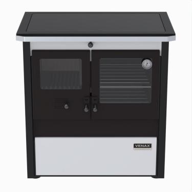 Imagem de Fogao a Lenha Venax n 1 Le Corbusier Dupla Combustao Branco