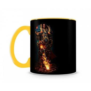 Imagem de Caneca World Of Warcraft Varian II Amarela (ATG4515) - Geek Premiere