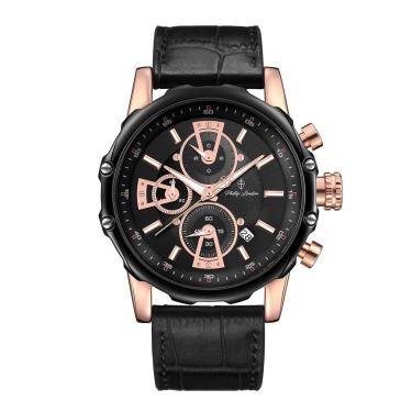 Imagem de Relógio Masculino New Cyberpunk Rose Black 44mm