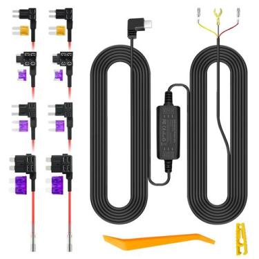 Imagem de O kit Hardwire para Dash Cam ANNJIATUU suporta estacionamento 24 horas
