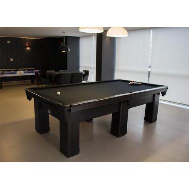 Imagem de Mesa de Sinuca Oficial - 2,84x1,54 - Nelson Bilhares, Preto