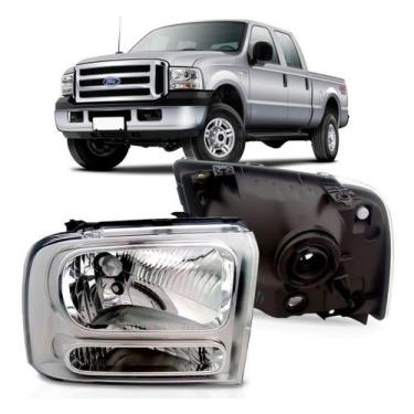 Imagem de Farol Dianteiro F250  F350  F4000 / 06 a 12  Lado Esquerdo (Motorista)
