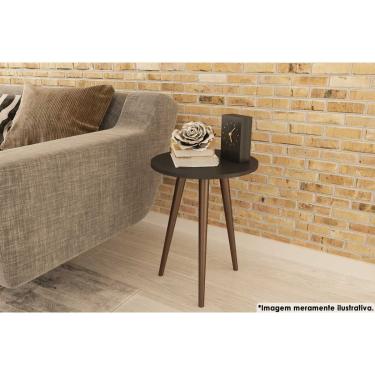 Imagem de Mesa Lateral p/ Sala RT3144 Preto - Movelbento
