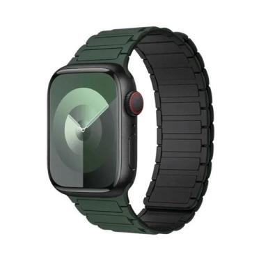 Imagem de Pulseira Magnética De Silicone De 46mm 42mm 40mm 41mm 45mm 44mm 49mm P