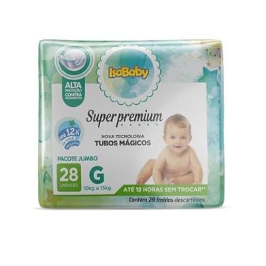 Imagem de FRALDA ISABABY SUPER PREMIUM JUMBO G 28UN