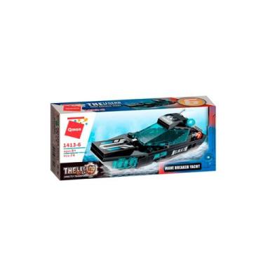 Imagem de Brinquedo Lancha Rápida Tropa De Elite 74 Peças Qman