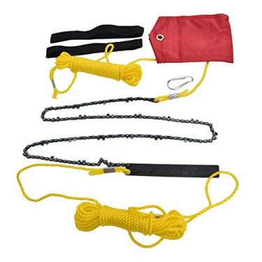 Imagem de 48 Polegada Alta Dureza Dobrável Motosserra de Bolso para Poda de árvores, Serra de Mão Portátil para Acampamento Ao Ar Livre, 65 Aço Manganês