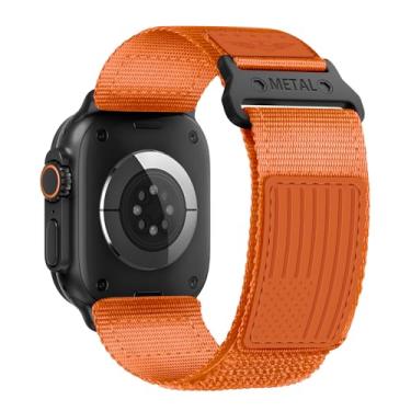 Imagem de Pulseira masculina de nylon resistente para Apple Watch séries 11/10/9/8/7/6/SE/5/4/3/2/1, de tecido macio, ajustável, estrelas, listras, bandeira para Apple Watch SE 3/2/1 de 42 mm, 41 mm, 40 mm, 38