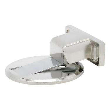 Imagem de 2X Prendedor De Porta Madeira Aço Magnético Kit Cromado