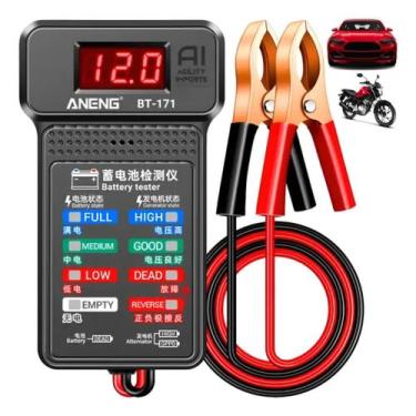 Imagem de Testador Medidor De Bateria Alternador 12v Automotivo - ANENG