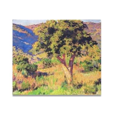 Imagem de Uma árvore cheia de frutasThéo van Rysselberghe: Impressão em tela neoimpressionista belga chave 50 x 60 cm sem moldura