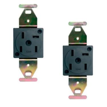 Imagem de Kit 2 Tomada Embutir P/ Telefone Tipo Telebras Pial 5003