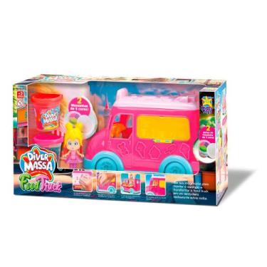 Imagem de Kit Massinha Food Truck Divertoys, Unica