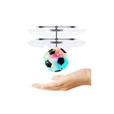 Imagem de Bola de futebol de brinquedo Flying Drone Mini LED Sensor para criança