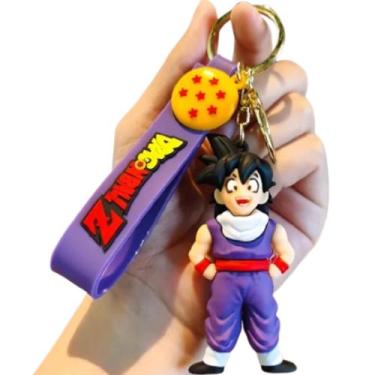 Imagem de Chaveiro 3d Dragon Ballz Gohan Chave Carro Bolsa Anime Mangá Pingente 