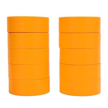 Imagem de YWBL-WH Fita de Pintura de 10 Rolos Fita Adesiva Forte de Papel para Pintura de Decoração de Casa, Alta Adesão, Versátil, Resistente às Intempéries para Paredes, Azulejos, Vidro e Metal