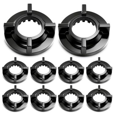 Imagem de 10 peças de ferramentas de limpeza de dreno alimentadas a ar, chuveiros a vapor, porcas de trava de montagem de lavatório - Porcas de trava IPS de 1,27 cm para fácil instalação, peças de substituição