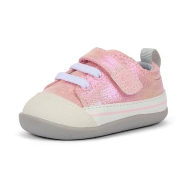 Imagem de See Kai Run - Stevie Mini First Walker Tênis para bebês, Rosa metálico, 17
