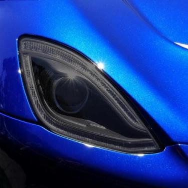 Imagem de LYBQFZ 2 peças de película protetora de farol de carro vinil transparente preto TPU, para Dodge Charger SRT Dart Viper 2013-2020 acessórios