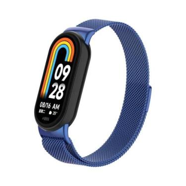Imagem de Pulseira Magnética De Metal Para Xiaomi Band 9/8 Com Laço Milanês Inte