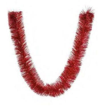 Imagem de Festao natalino grosso 2mts vermelho (9012004) - Florearte