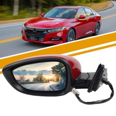Imagem de Espelho retrovisor Dasbecan Left Driver Side Honda Accord 2018-2022