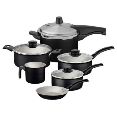 Imagem de Jogo De Panelas 6 Peças Com Panela Pressão Tramontina