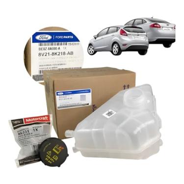 Imagem de Reservatório Expansão Radiador Com Tampa do New Fiesta de 2012 a 2019