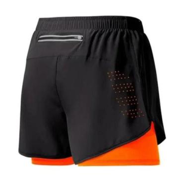 Imagem de Shorts Esportivos Masculinos 2 em 1 - Secagem Rápida com Bolso - Ideal