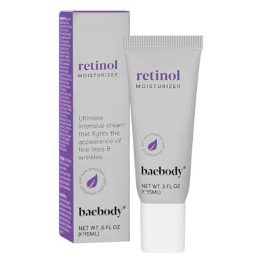 Imagem de Baebody Feito nos EUA, creme de retinol para rosto - creme facial antienvelhecimento para linhas finas e rugas - com óleo de jojoba e vitamina E - Presentes de beleza para mulheres, tamanho de viagem