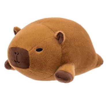 Imagem de Boneca de pelúcia Capivara, desenho animado de 45 cm, redonda para cri