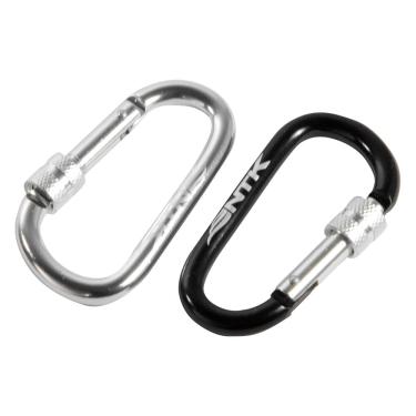 Imagem de NTK, Mosquetão de 6mm, Alumínio Anodizado, Chaveiro, Acessórios, Embalagem com 2 unidades