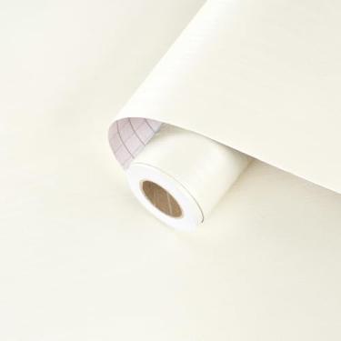 Imagem de Skyblur Papel de parede de grão de madeira branca autoadesivo texturizado espesso para armários e gavetas bancadas impermeável vinil decorativo em papel de parede 60 x 299 cm