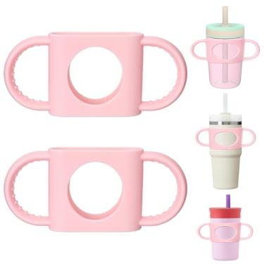 Imagem de Mity rain Suporte de copo compatível com copo infantil Owala - Copo infantil de silicone com alça dupla para Owala 340 g, para Zak 340 g 425 g, para Stanley 497 g, acessórios para copos infantis com